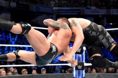 SmackDown：第999期兰迪奥顿对战大秀哥精彩无比