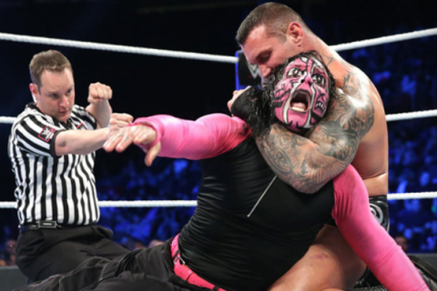 WWE SmackDown第1001期，杰夫哈迪再战兰迪奥顿，神秘人雷尔对战米兹