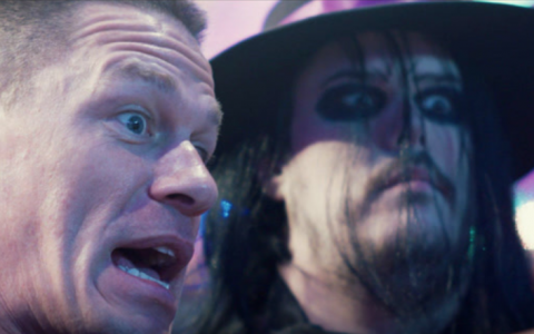 WWE2018摔跤狂热大赛约翰塞纳享受当观众罗曼雷恩斯分享狂热感受