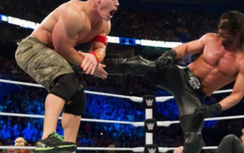 WWE2014幸存者大赛 约翰塞纳队vsHHH队 斯汀惊喜出场