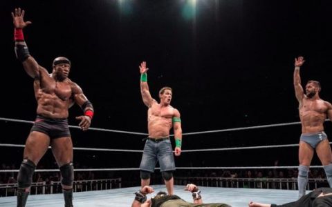 WWE9月1日上海中国行塞纳竟用新终结技！太酷炫 帅得我眼泪掉下来