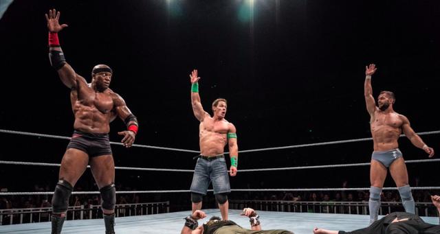 WWE9月1日上海中国行塞纳竟用新终结技！太酷炫 帅得我眼泪掉下来