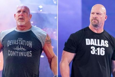 WWE昔日头牌冷石奥斯丁“怒怼”战神高柏，原因只是一个小误会！
