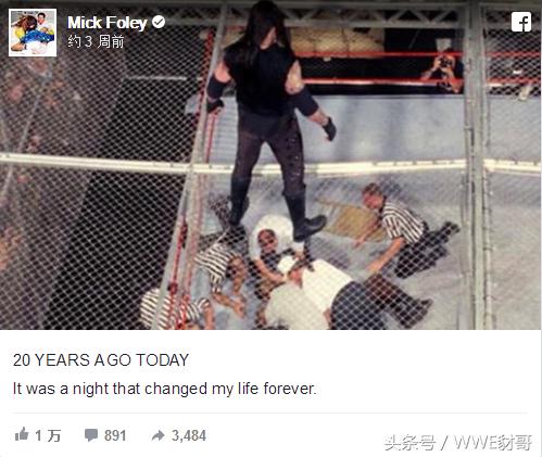 WWE史上最危险的比赛 让死神送葬者现在想起来都后怕！