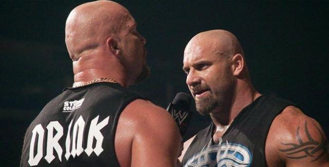 WWE昔日头牌冷石奥斯丁“怒怼”战神高柏，原因只是一个小误会！