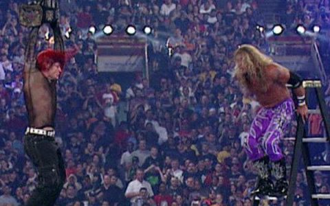 关于WWE《TLC大赛》的冷门知识：杰夫哈迪从来没赢过TLC的梯子赛