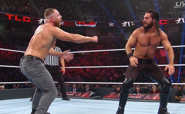 WWE最新TLC大赛战报：“天选之人”翻车，明日华夺冠！