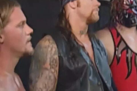 WWE史上最屌组合时刻，强森组合塞纳，送葬者带头大哥