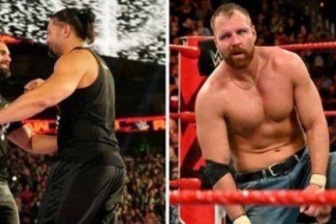 罗曼表示会劝迪安留在WWE，可是官方的五月现场秀名单迪安被删除