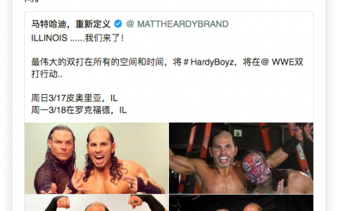 马特哈迪宣布哈迪兄弟全职回归