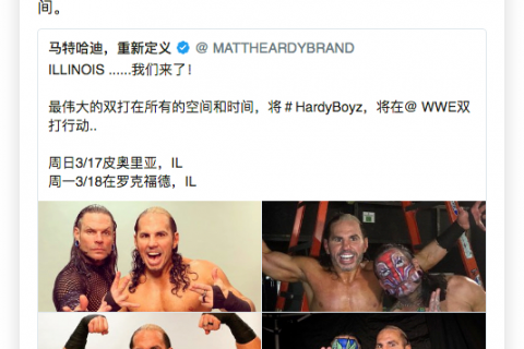 马特哈迪宣布哈迪兄弟全职回归