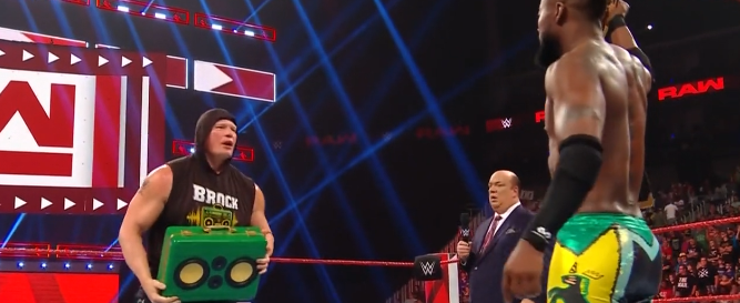 WWE2019 RAW第1357期:布洛克戏耍两位冠军,道夫再次袭击科菲金士顿