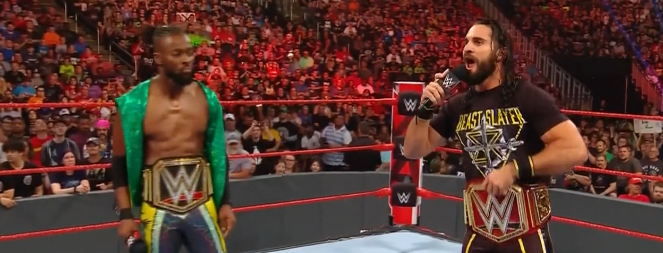 WWE2019 RAW第1357期:布洛克戏耍两位冠军,道夫再次袭击科菲金士顿
