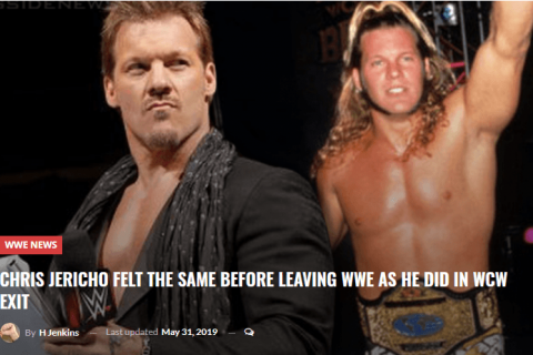 克里斯杰里科表示离开WWE跟当初离开WCW目的一样