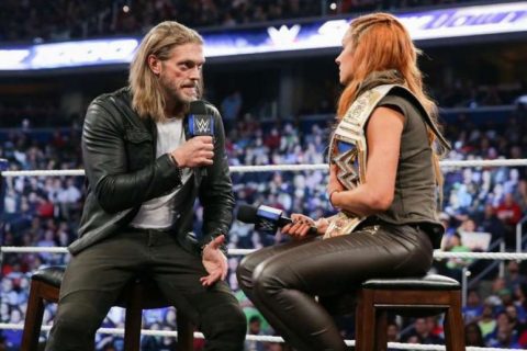 WWE名人堂成员艾吉与贝基林奇假戏真做