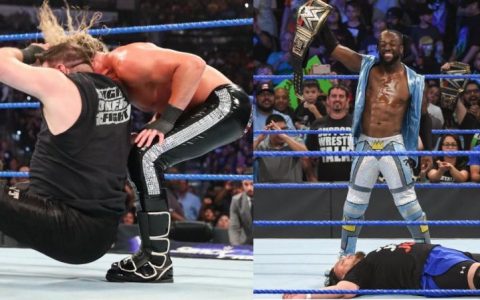WWE SD节目结束后还上演了两场冠军头衔赛