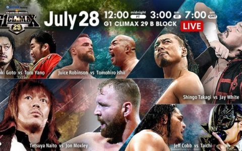 AEW院长乔恩莫斯利在NJPW G1积分赛中遥遥领先