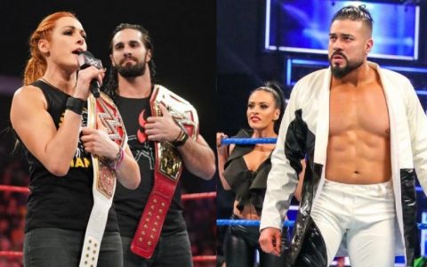 WWE第一情侣赛斯罗林斯&贝基林奇接受安德雷德混合赛挑战