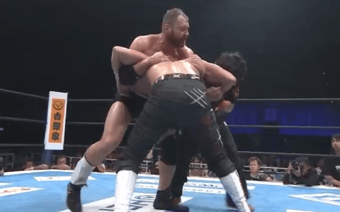 NJPW 2019.08.04 G1 Climax 29 Day 14：白洁 vs. 乔恩莫克斯利