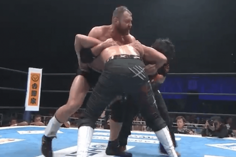 NJPW 2019.08.04 G1 Climax 29 Day 14：白洁 vs. 乔恩莫克斯利