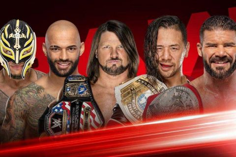 WWERAW第1374期：致命五人赛，优胜者将挑战赛斯罗林斯环球冠军头衔