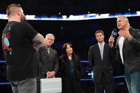 WWE凯文欧文斯和谢恩麦克曼的比赛结果被剧透