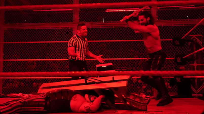 WWE地狱牢笼主战赛老麦安排的另一版本狗血程度同样极高!
