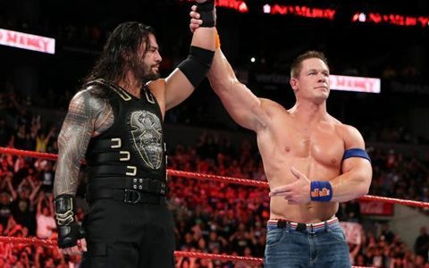 WWE 约翰塞纳和罗曼雷恩斯