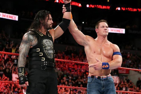 WWE 约翰塞纳和罗曼雷恩斯