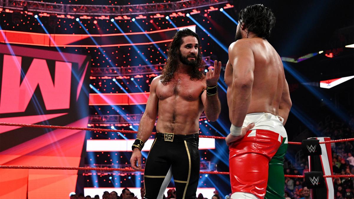 塞斯·罗林斯(Seth Rollins)对安德拉德(Andrade):照片 _ WWE