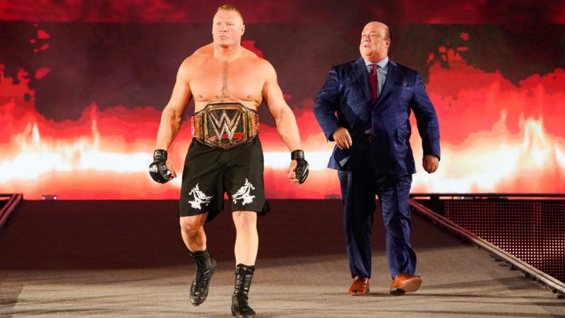 WWE冠军赛-布洛克莱斯纳vs.凯恩·维拉斯奎兹精彩抓拍
