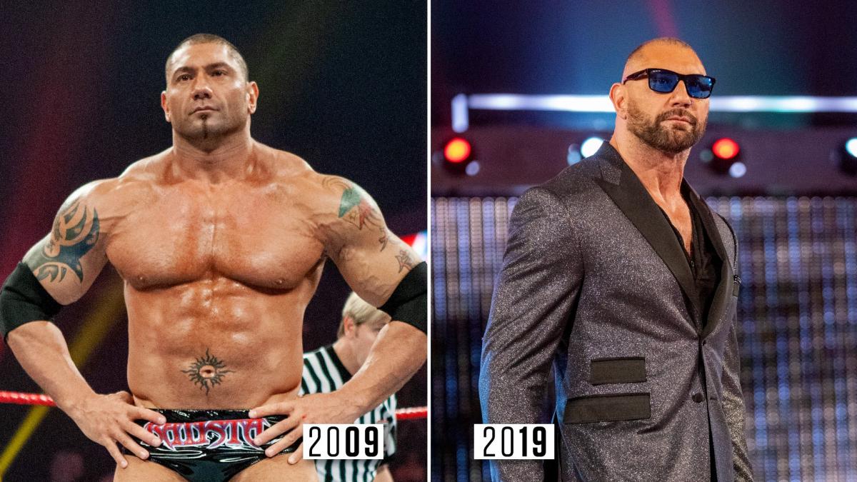 WWE巨星2009年-2019年十年变化