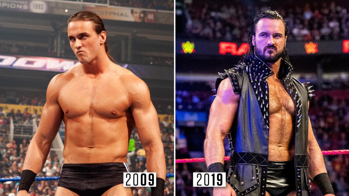 WWE巨星2009年-2019年十年变化