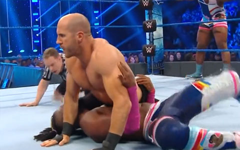 WWE Smackdown第1058期： 《双打冠军赛》 新希望VS中邑真辅 凯撒罗