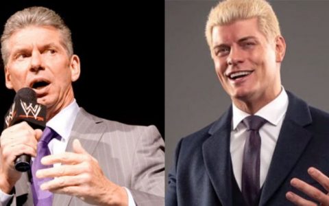AEW科迪罗兹和WWE主席文斯麦克曼