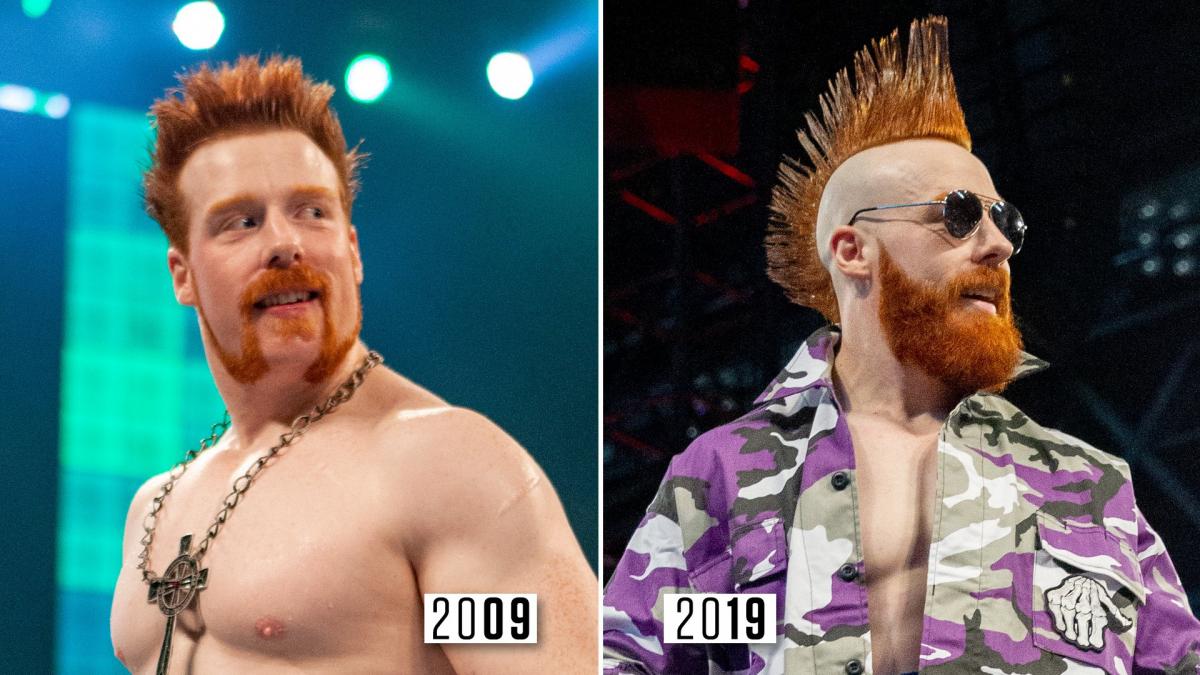 WWE巨星2009年-2019年十年变化