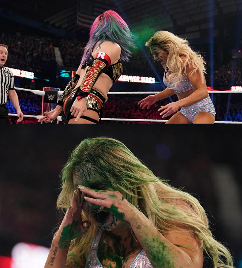 WWE明日华和夏洛特弗莱尔
