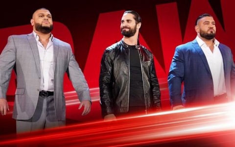 WWE RAW赛斯罗林斯和AOP组合