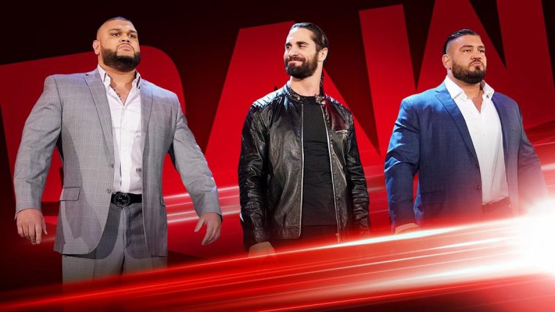 WWE RAW赛斯罗林斯和AOP组合