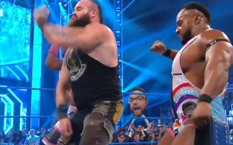 WWE人间怪兽和新一天组合热舞
