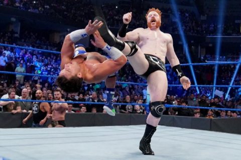 尽管莫里森、希莫斯、乌索兄弟回归，但本周WWE Smackdown收视率还是略低