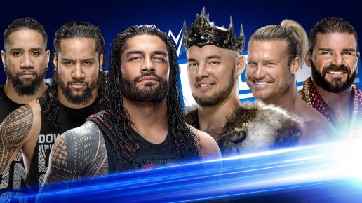 罗曼雷恩斯 巴伦科尔宾 道夫齐格勒 乌索兄弟WWE Smackdown
