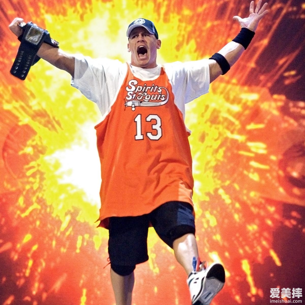 WWE超级巨星“约翰塞纳”初入WWE经典照片