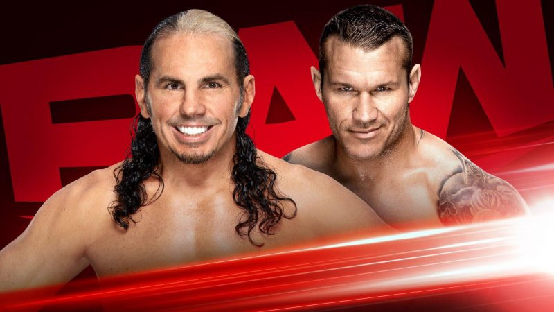 WWE RAW兰迪奥顿和马特哈迪