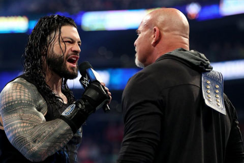 WWE罗曼雷恩斯挑战战神高柏