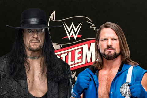 送葬者和AJ斯泰尔斯 WWE狂热大赛36