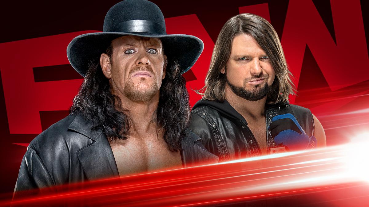WWE送葬者和AJ斯泰尔斯签约WWE摔角狂热大赛36