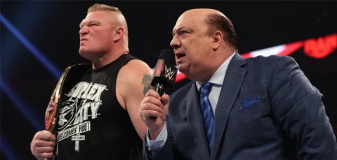 Wwe布洛克莱斯纳和保罗海曼