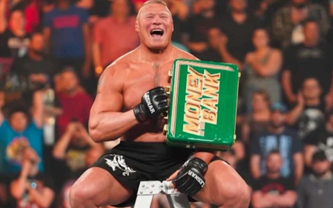 WWE布洛克莱斯纳公文包先生