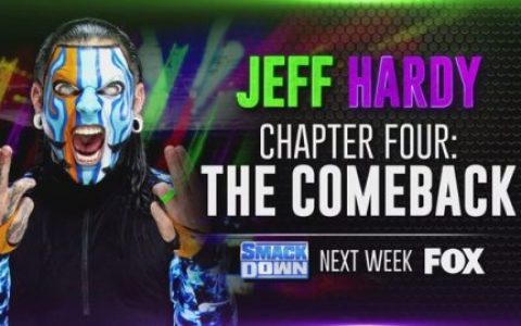 杰夫·哈迪将在下周的WWE SmackDown节目中回归。
